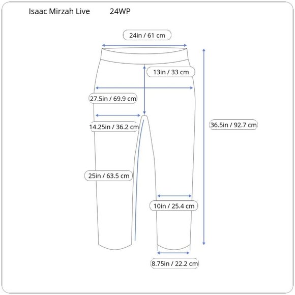 Isaac Mirzah  Live Tapered Denim Capris - Picture 8 of 8